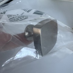 Origin 21 Skye Set Of 1 Cabinet Knob 1-1/6” Satin Nickel #597-7649 Square NIB