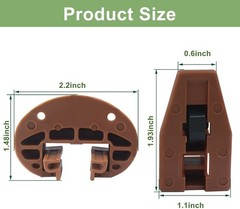 10 Sets Round Drawer Track Guide and Glides – Universal Replacement Parts – H…