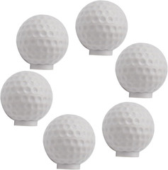 Set of 6 Golf Ball Drawer knobs, Ball Sports Party Theme Home Decor, Drawer Pull