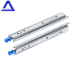 1 Pair With Lock Heavy Duty Drawer Slides 12 Inch 250 Lbs Extension Rails Rail