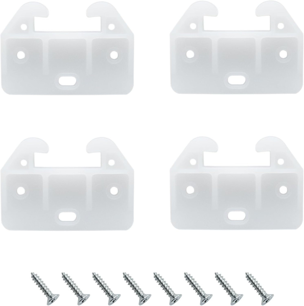 10 Pcs Plastic Drawer Guides Drawer Track Guides Drawer Rail for Dressers