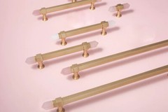 Brass&Crystal Pull Handle Nordic Cabinet Light Luxury Pure Brass Drawer pull