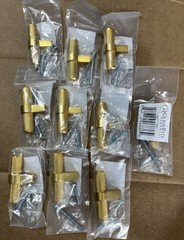 GlideRite 2-1/4″ Steel Knurled Euro Cabinet T-Knob Brass Gold-8002-T-BG-1 (10PK)