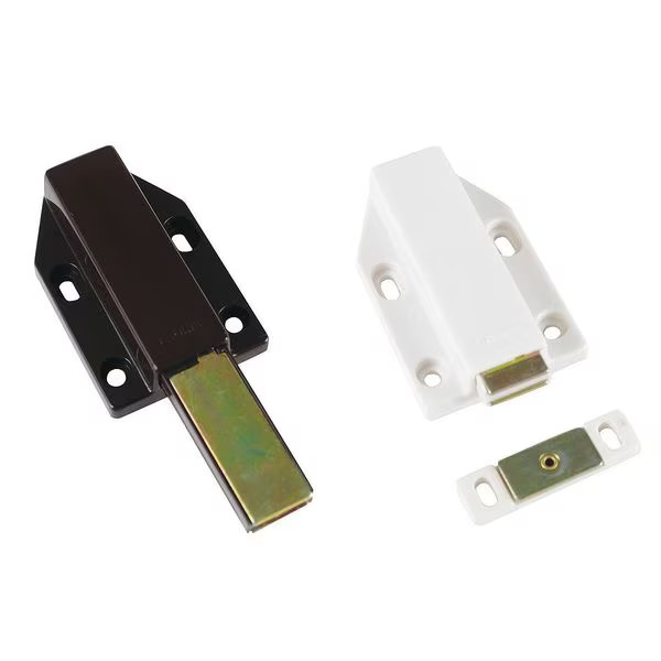 Sugatsune Magnetic Catch,Push-to-Open,Plastic ML-120/BRN Sugatsune ML-120/BRN