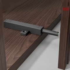 Push Button Magnetic Rebound Opener for Flat Panel Doors 7mm Adjustment Range