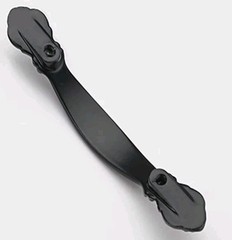 Cabinet Handle Pulls 4.5″ (2.5″) Hole Centers Flat Black Hardware 8 PCS Drawer