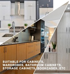 Redunest 3/4 Inch Soft Close Cabinet Hinges 50 Pack Satin Nickel
