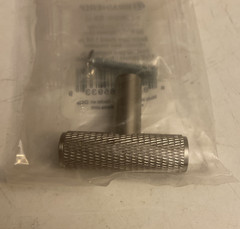 Brainerd P44276W-SS-C 1-5/8” Knurled Bar Knob Drawer Pull Stainless Steel