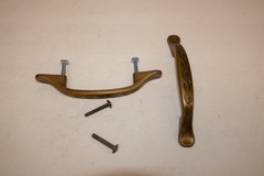 2 pc Classic Floral Motif 3.5 ” CC Oil Rubbed Bronze Cabinet Drawer Pull