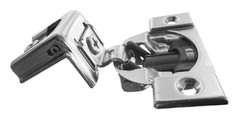 10 Pack 1-1/4 Overlay Soft Close Cabinet Hinges, B039C355B.20, Nickel Plated