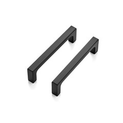 Ravinte 3 Pack Solid 3-3/4 Inch Kitchen Hole Center, Matte Black
