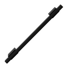 Rok 5-1/32″ Center Matte Black Kitchen Cabinet Drawer Handle Pull 6-5/16″ Length
