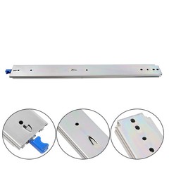 26 Inch Locking Drawer Slides 500lb Load – Side Mount Ball Bearing Slides