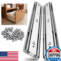 NECILO 32″ Heavy Duty Full Extension Ball Bearing Drawer Slides Side Mount 150lb