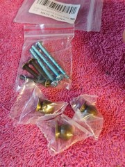 Mini Round Solid Brass Knobs, 1/2 Inch Diameter Brass Pulls, 3pk