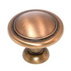 Amerock Reflections Gilded Bronze 1 1/4″ Round Disc Cabinet Knob BP1387-GB
