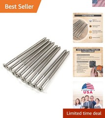 Wood Screws, Heavy-Duty Screws for Doors, Cabinets, Furniture & DIY Projects …