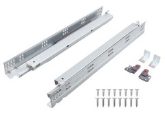 18 in. Full Extension Soft Close Undermount Drawer Slide Kit 1 Pair (2 Pieces)