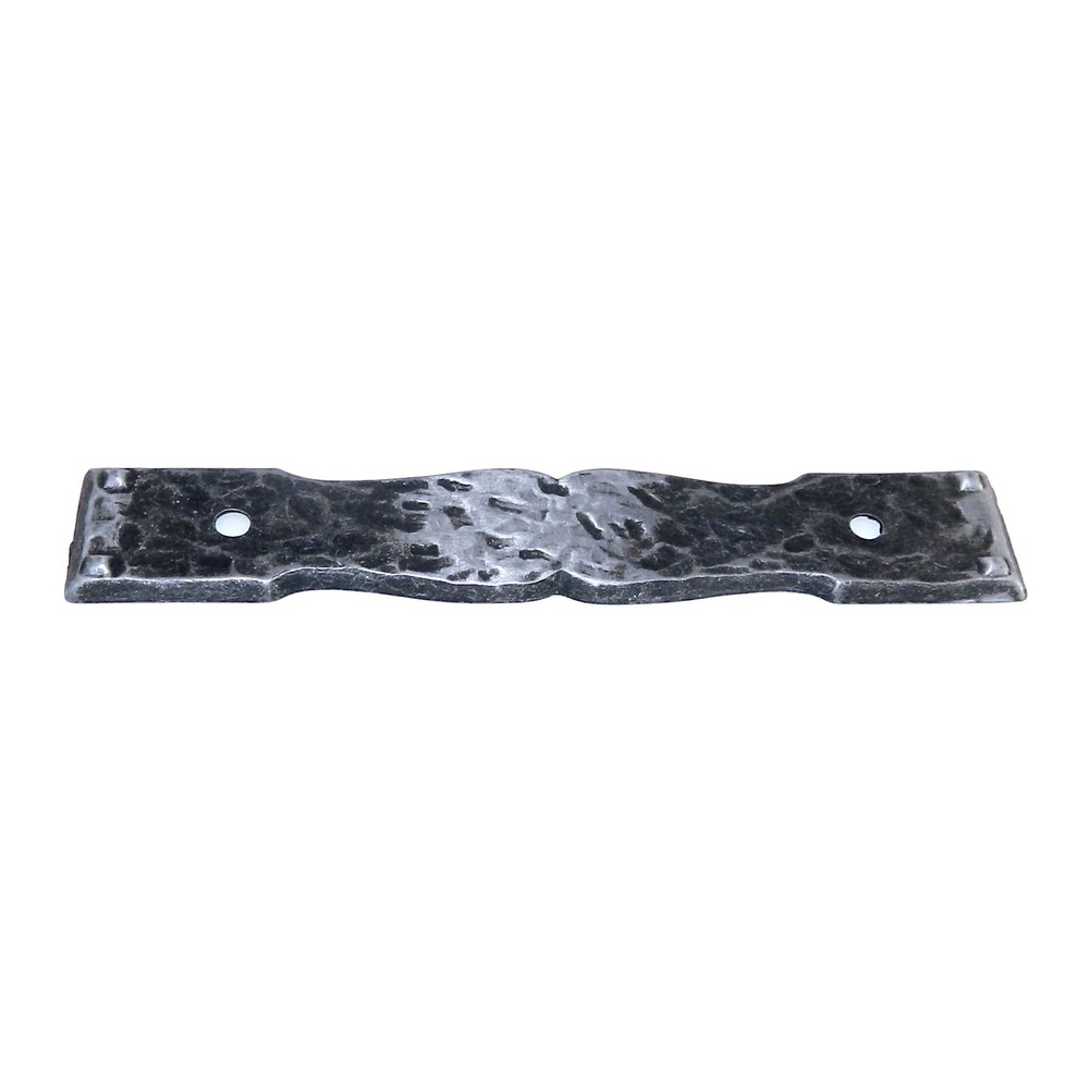 National Lock Valley Forge Old Iron 3 1/2″ Ctr. Cabinet Pull Backplate 6365-2A