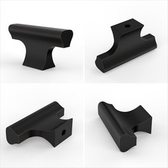 9BUILD 10 Pack 2 Inch Oil Rubbed Bronze Cabinet Knobs for Kitchen and Drawers –