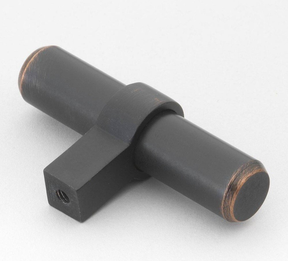 Glide Rite2-1/4 in. Steel Oil Rubbed Bronze Finish T-Bar Cabinet Knobs… X10