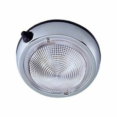Perko Surface Mount Dome Light – 5″ – Chrome Plated