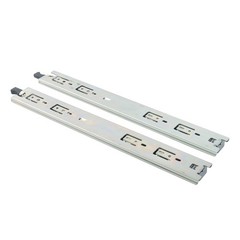 Heavy Duty 16″ Locking Drawer Slides, 150lb Load, Full Extension Ball Bearing