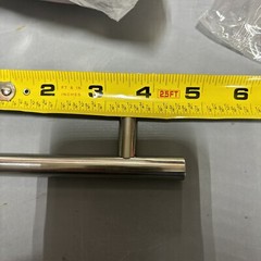 30 Stainless Steel T Bar Pulls Kitchen Cabinet Handles 3 1/2″ center 6″ overall