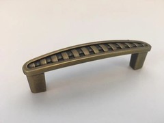 5 Pack Antique Brass Pulls Handles Kitchen Cabinet Drawer Stripe