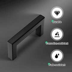 EZRENOVA 76mm (3″) Center to Matte Black 3 Inch Hole Centers,