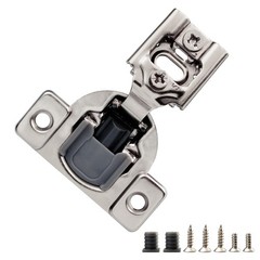 STIANC 50 Pcs 1/2″ Overlay Soft Close Cabinet Hinges 105° 3 Way Adjustable