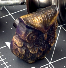 Elephant, Owl Knobs, Ornate Solid Brass Heavy Drawer Pulls & Enamel Hearts 8 JS