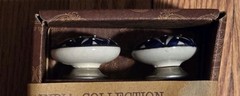 Ceramic Blue & White Drawer Pulls Handcrafted In India Set Of 4 NIB