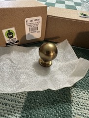 Rejuvenation Hardware Mini Ball Cabinet Knobs Set Of 4 7/8″ New