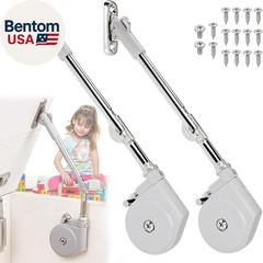 2 Pack | Soft Close Hinges for Toy Boxes, Wooden Chests, Cedar Storage, Trunks &
