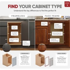 Rev-A-Shelf Kitchen Cabinet Pull Out Shelf Organizer, 15 x 22 In, 5WB1-1522CR-1