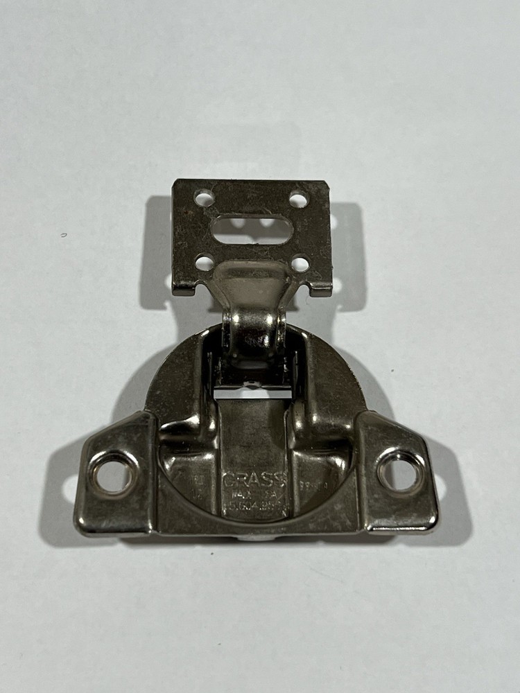 Grass 860-02 Nickel Face Frame Cabinet Hinges w/ 860-07 Base Mounting Plates