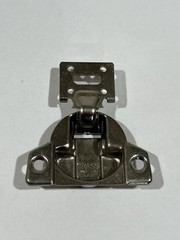 Grass 860-02 Nickel Face Frame Cabinet Hinges w/ 860-07 Base Mounting Plates