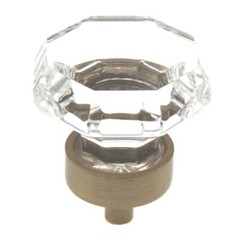 Amerock Classics 1 5/16″ Octagon Cabinet Knob Clear Golden Champagne BP55268CBBZ