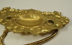 H53 – Lot of 6 Fancy Bail, Dresser Pulls, New, Anglo American Brass Co. 6X3 in.