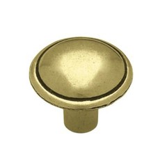 P6360AC-AE 1″ Antique English Brass Domed Top Drawer Knob