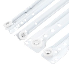 uxcell 2 Pair Drawer Slides, 22 Inch Drawer Slide Heavy Duty Side Bottom Moun…