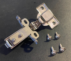 NEW Grass 1006-30 Clip On hinge, Full Overlay w/ #048 Replica Base Plate