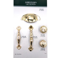 Belwith Hickory P209-UB Ultra Brass 1 1/4″ Mushroom Cabinet Knob Pulls Eclipse