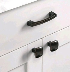 Asidrama 20 Pack Oil Rubbed Bronze Square Zinc Cabinet Knobs for Dressers