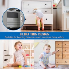 Ultra-thin Invisible Punch-Free Strong Magnetic Door Cabinet Closer Stoppers Lot