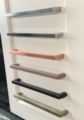 Square Bar Pull Stainless Steel Kitchen Cabinet Handle – Multi Size and Colors