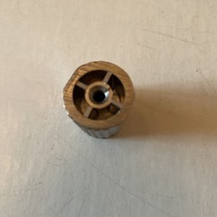 Brushed Nickel Small Cabinet Knobs .75 Inch Diameter Kitchen Set Of 6 Alzassbg