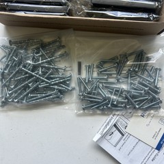 Ravinte 30 Pack Solid 3 Inch Center to Center Slim Square Bar Drawer Handles