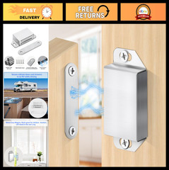 6 Pack Heavy Duty Magnetic Door Catches – 30 Lbs Pull Force, Stainless Steel, An